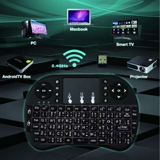 Mini Teclado Inalámbrico Smart Control TV/PC